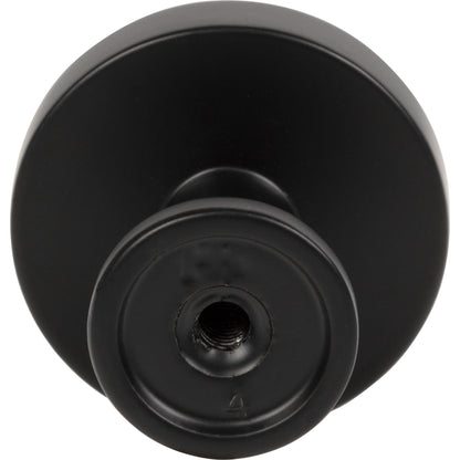 JEFFREY ALEXANDER 171MB Richard 1-1/4" Diameter Round Knob - Matte Black