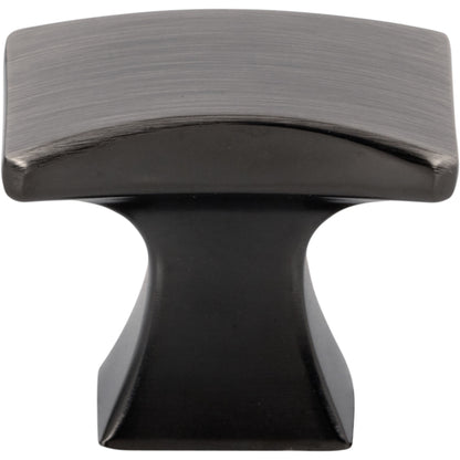 JEFFREY ALEXANDER 767BNBDL Philip 1-1/4" Length Rectangle Knob - Brushed Pewter