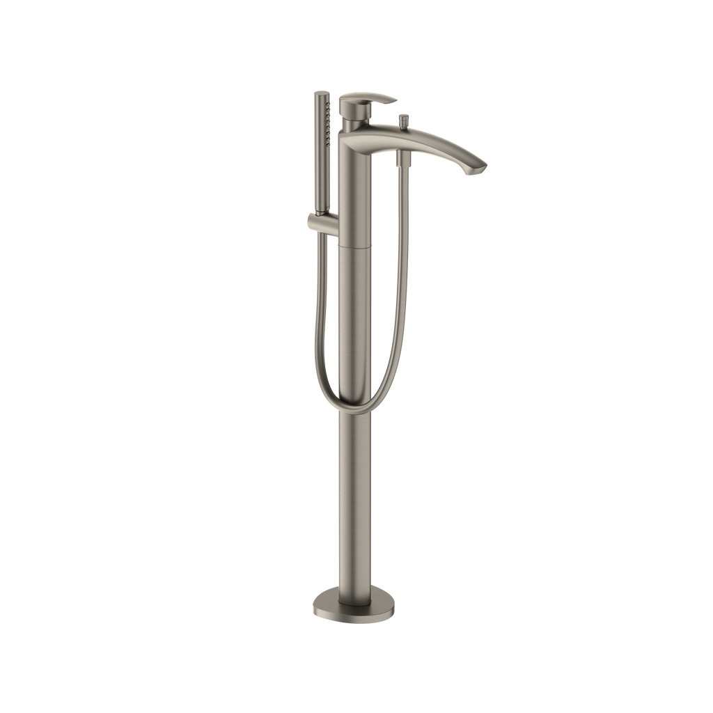 TOTO TBG09306U#BN Gm Single-Handle Free Standing Tub Filler With Handshower - Brushed Nickel