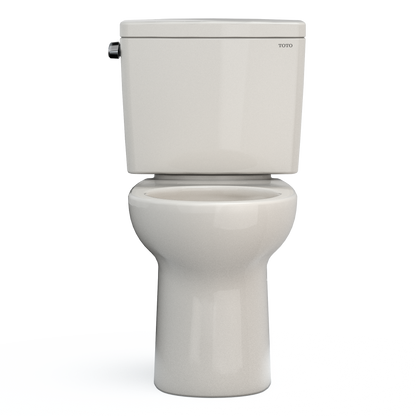 TOTO CST775CSFG#12 Drake Two-Piece Round 1.6 Gpf Universal Height Tornado Flush Toilet With Cefiontect - Sedona Beige