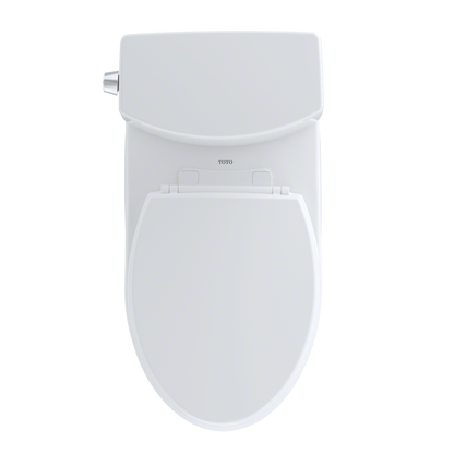 TOTO CST474CUFRG#01 Vespin Ii 1G Two-Piece Elongated 1.0 Gpf Universal Height Skirted Toilet With Cefiontect And Right-Hand Trip Lever - Cotton White