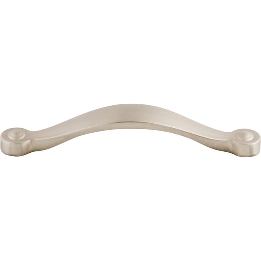 TOP KNOBS M1262 Saddle 5 1/16" Center to Center Bar Pull - Brushed Satin Nickel