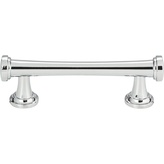 ATLAS 326-CH Browning 3" Center to Center Bar Pull - Polished Chrome