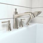 HANSGROHE 04777830 Joleena 4-Hole Roman Tub Set Trim with 1.75 GPM Handshower - Polished Nickel
