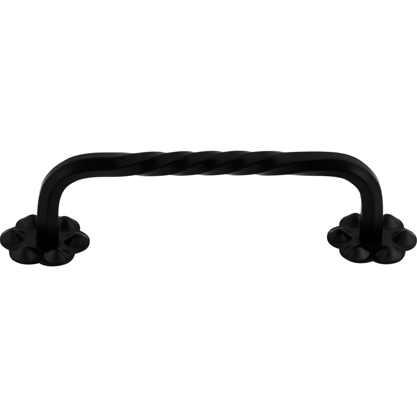 TOP KNOBS M650 Thin Twist 3 15/16" Center to Center Bar Pull - Patina Black