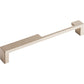 TOP KNOBS TK257BSN Modern Metro Notch Pull A 7" Center to Center Bar Pull - Brushed Satin Nickel