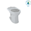 TOTO C453CUFG#11 Drake Ii Universal Height Round Toilet Bowl With Cefiontect - Colonial White