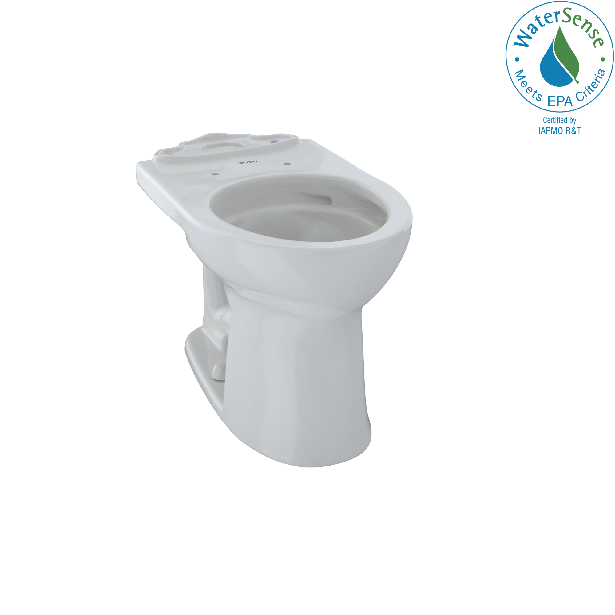 TOTO C453CUFG#11 Drake Ii Universal Height Round Toilet Bowl With Cefiontect - Colonial White