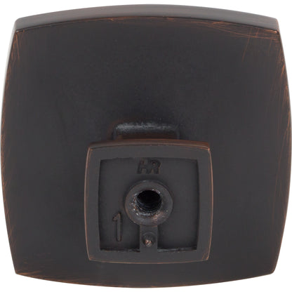 JEFFREY ALEXANDER 141L-DBAC Renzo 1-3/4" Diameter Square Knob - Brushed Oil Rubbed Bronze