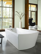 TOTO ABF964N#01DCP Acrylic Soiree Freestanding Soaker - Cotton White