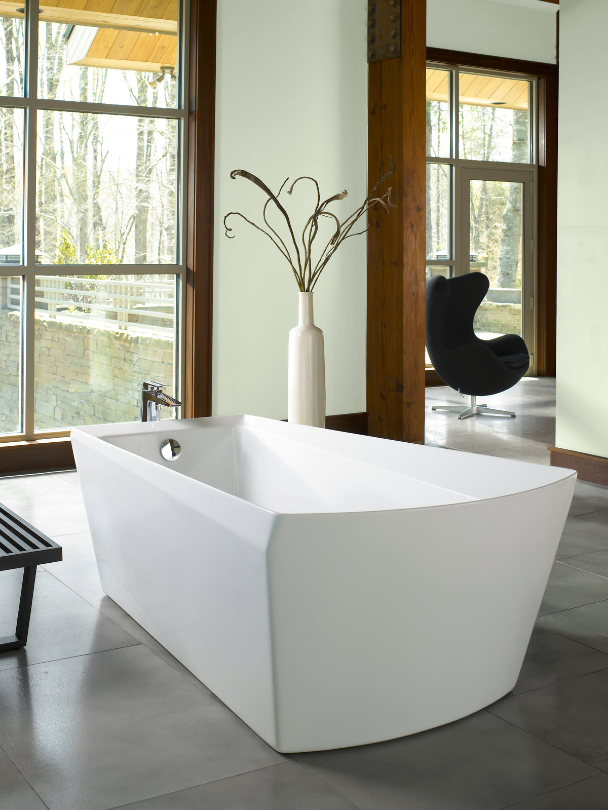 TOTO ABF964N#01DCP Acrylic Soiree Freestanding Soaker - Cotton White