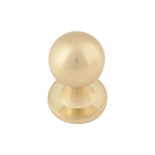 ATLAS A800-SB Successi 3/4" Diameter Round Knob , Satin Brass