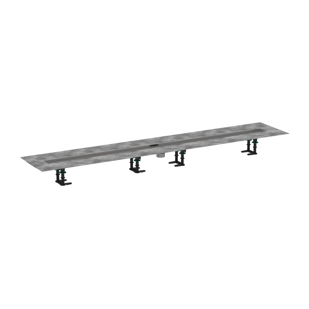 HANSGROHE 56113181 RainDrain 2" outlet 59 1/8 " (1500mm) - Brushed Stainless Steel