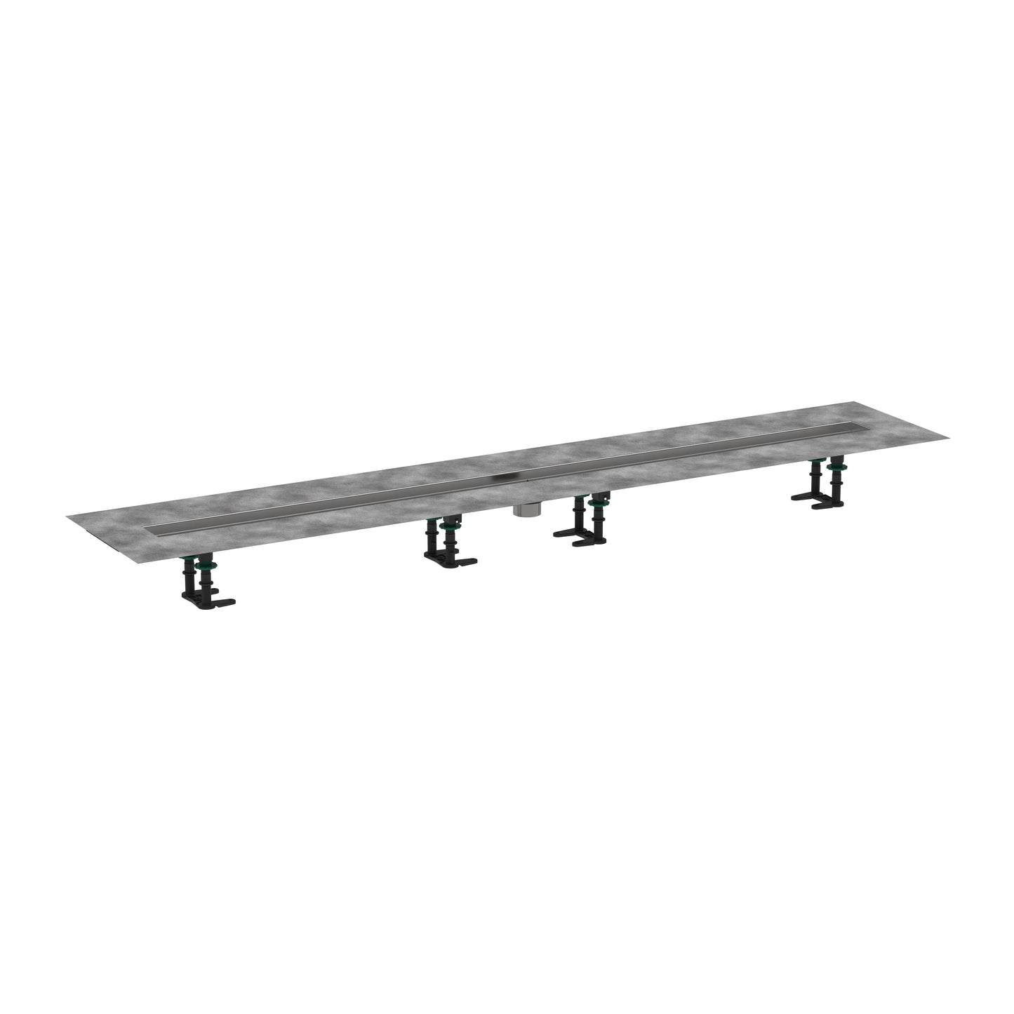 HANSGROHE 56113181 RainDrain 2" outlet 59 1/8 " (1500mm) - Brushed Stainless Steel