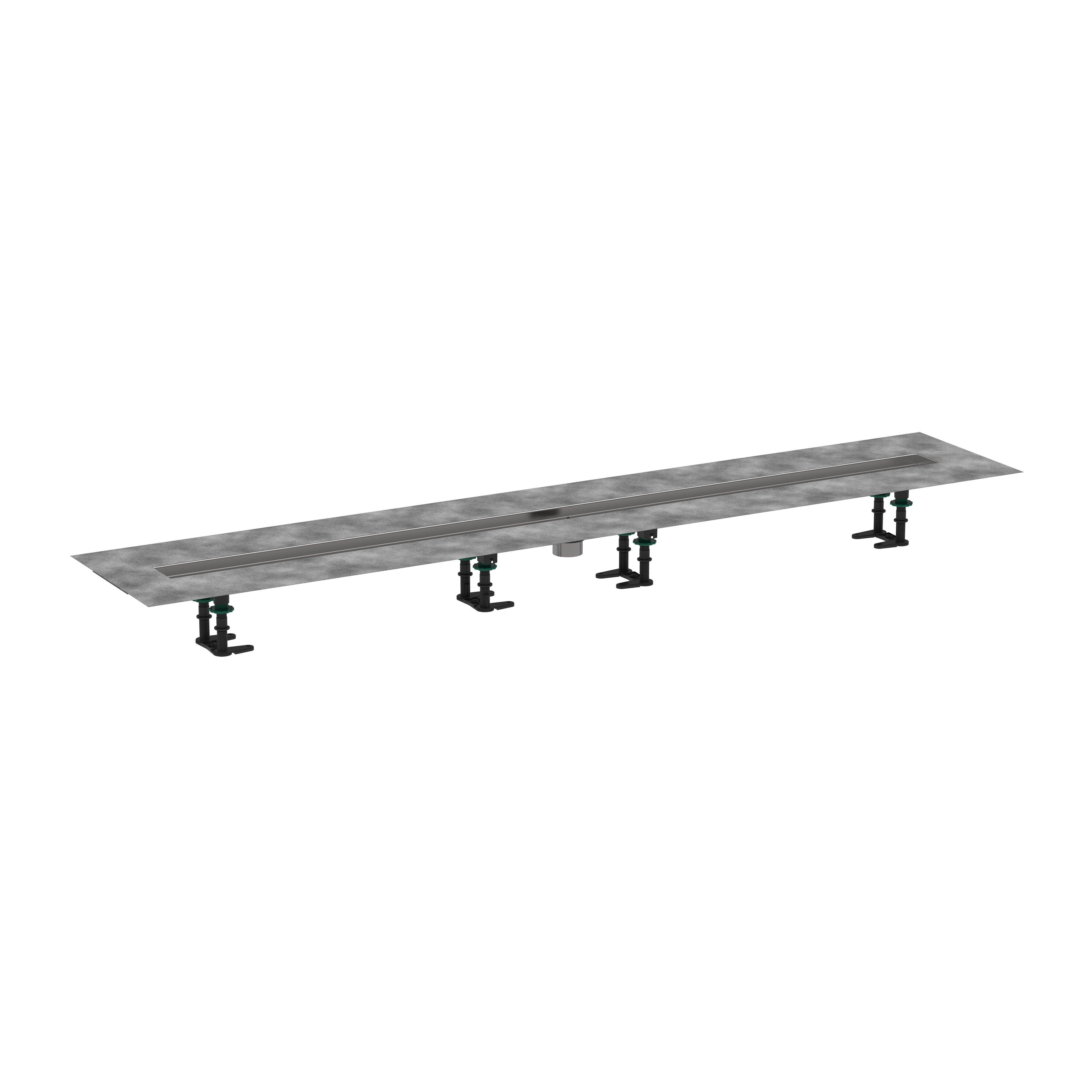 HANSGROHE 56113181 RainDrain 2" outlet 59 1/8 " (1500mm) - Brushed Stainless Steel