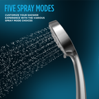 TOTO TBW01020U4#CP L Series 1.75 Gpm Multifunction 4 Inch Modern Round Handshower - Polished Chrome