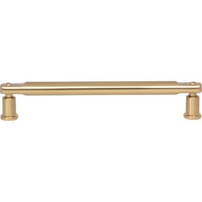 ATLAS A984-WB Everitt 6 5/16" Center to Center Bar Pull - Warm Brass