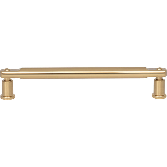 ATLAS A984-WB Everitt 6 5/16" Center to Center Bar Pull - Warm Brass