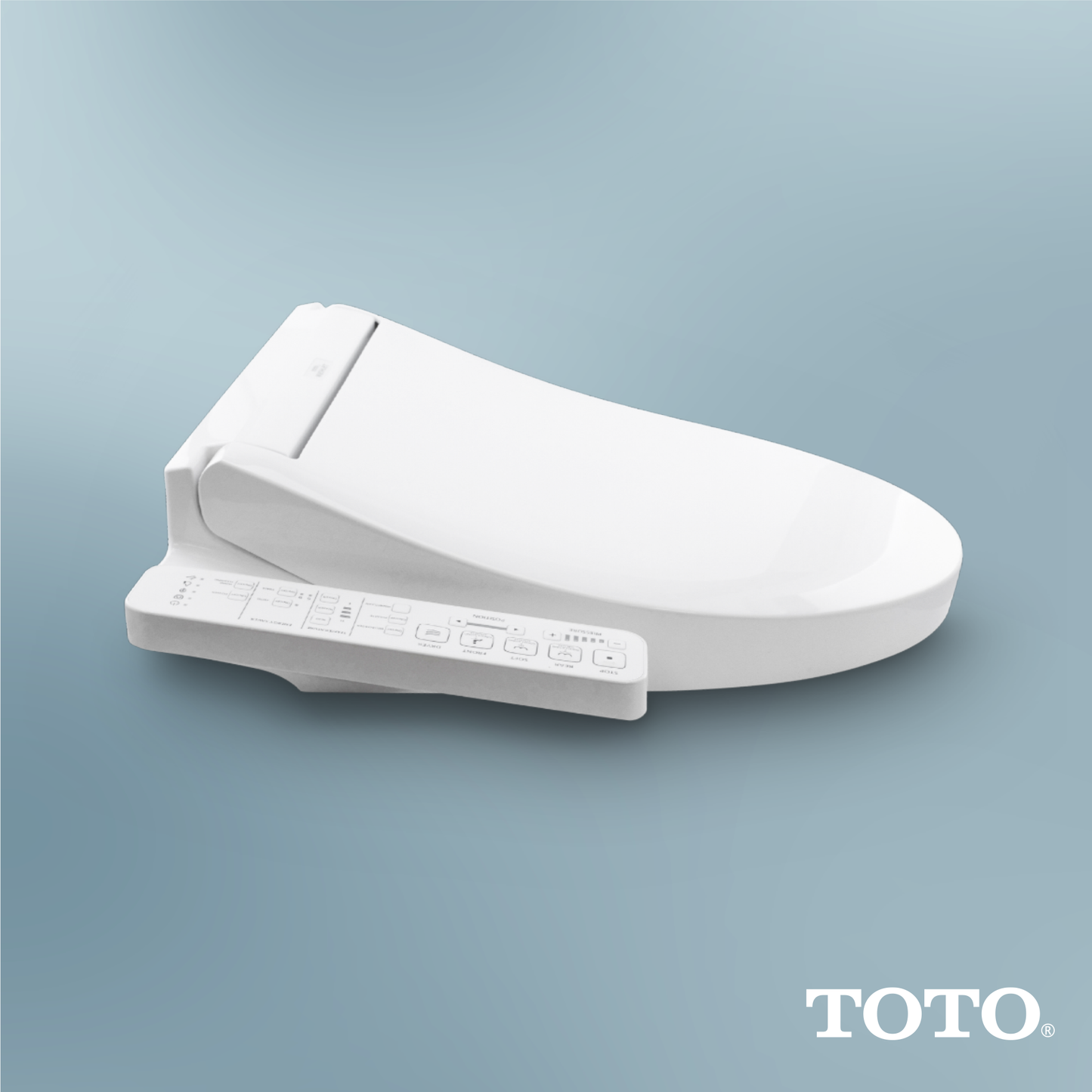 TOTO SW3074#01 Washlet C2 Electronic Bidet Toilet Seat With Premist And Ewater+ Wand Cleaning - Cotton White