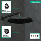 HANSGROHE 28427671 Raindance Classic Showerhead 240 1-Jet, 2.5 GPM - Matte Black