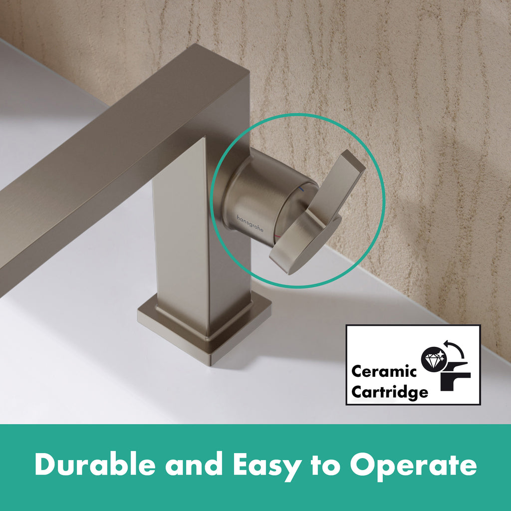 HANSGROHE 73021821 Tecturis E Single-Hole Fine 110, 1.2 GPM - Brushed Nickel
