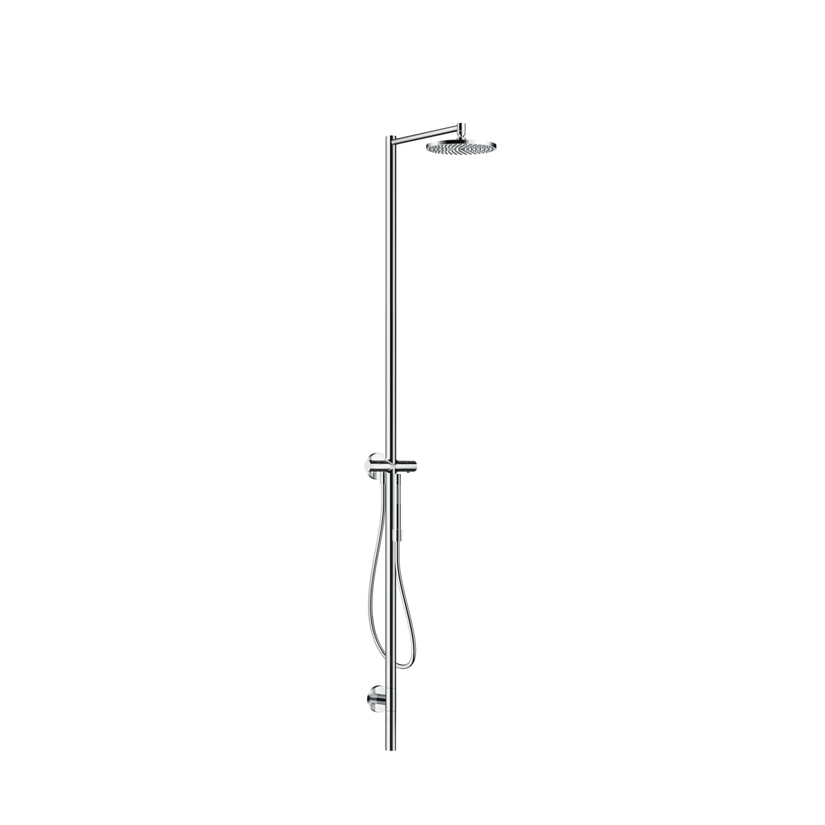 AXOR 12672001 Starck Showerpipe 240 1-Jet, 2.5 GPM - Chrome