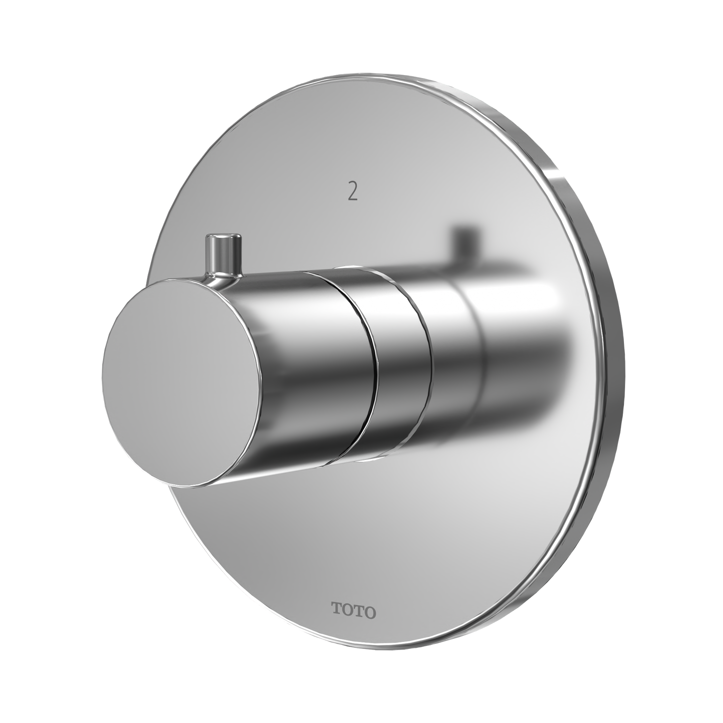 TOTO TBV01103U#CP Round Two-Way Diverter Shower Trim , Polished Chrome