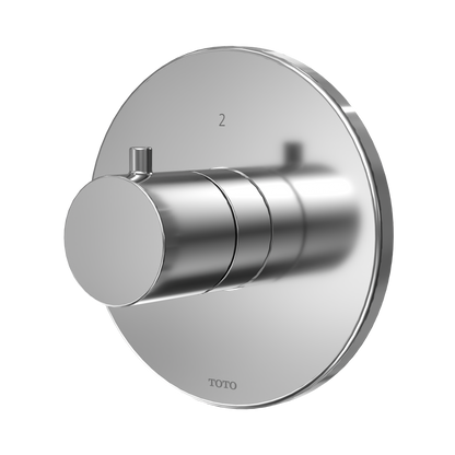 TOTO TBV01103U#CP Round Two-Way Diverter Shower Trim - Polished Chrome
