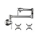 AXOR 16859001 Montreux Pot Filler, Wall-Mounted, 2.5 GPM - Chrome