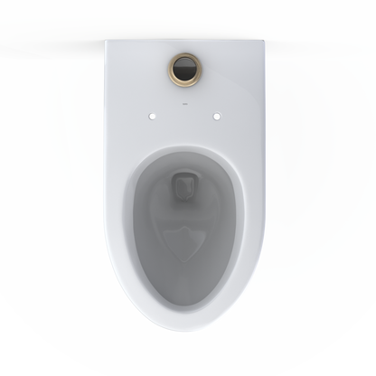 TOTO CT728CU#01 Tornado Flush Commercial Flushometer Wall-Mounted Toilet - Cotton White