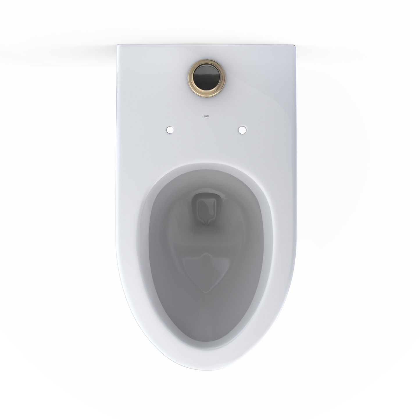 TOTO CT728CUG#01 Tornado Flush Commercial Flushometer Wall-Mounted Toilet With Cefiontect - Cotton White