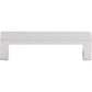 TOP KNOBS TK250ALU Modern Metro 3 3/4" Center to Center Bar Pull - Aluminum