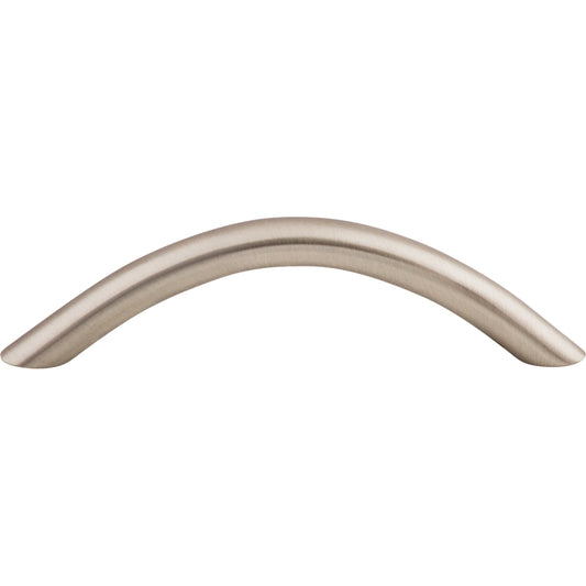 TOP KNOBS M424 Curved Wire 3 3/4" Center to Center Bar Pull , Brushed Satin Nickel