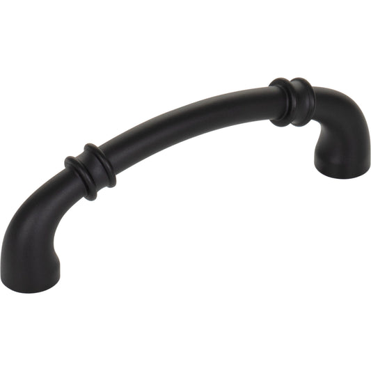 JEFFREY ALEXANDER 445-96MB Marie 96 mm Center-to-Center Bar Pull - Matte Black