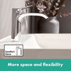 HANSGROHE 75020001 Vivenis Single-hole Faucet 110 with Pop-Up Drain, 1.2 GPM - Chrome