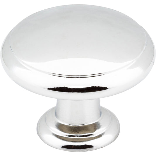 ELEMENTS 3940-PC Gatsby 1-3/16" Diameter Mushroom Knob - Polished Chrome