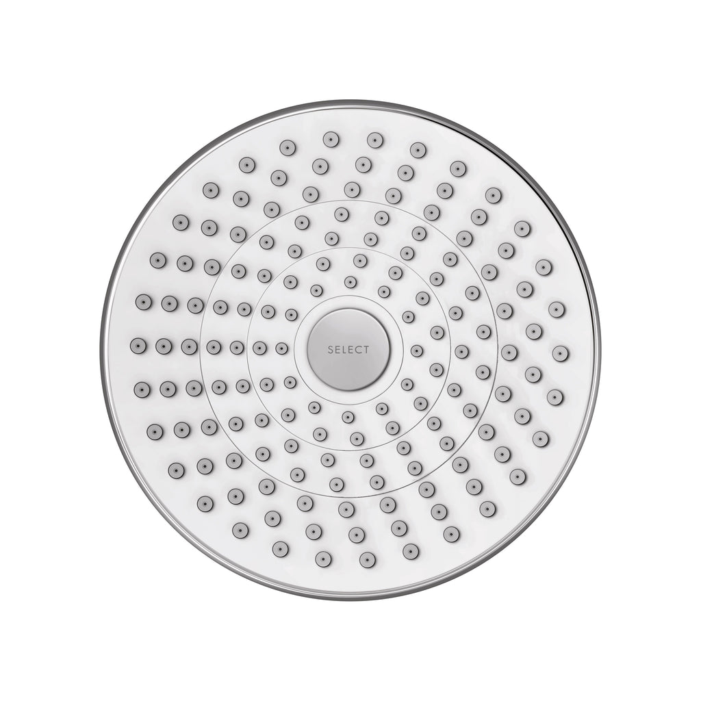 HANSGROHE 04388400 Croma Select S Showerhead 180 2-Jet, 1.8 GPM - White/Chrome