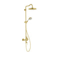 AXOR 16574251 Montreux Showerpipe 240 1-Jet, 1.8 GPM - Brushed Gold Optic