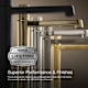 KOHLER Tempered Two Handle Roman Tub Faucet (Trim Only) - Vibrant Brushed Moderne Brass, K-T22024-4-2MB