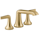 KOHLER Tempered Two Handle Roman Tub Faucet (Trim Only) - Vibrant Brushed Moderne Brass, K-T22024-4-2MB