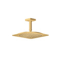 AXOR 28793251 Citterio C Showerhead 270 Square 1-Jet Ceiling Connection, 2.5 GPM - Brushed Gold Optic