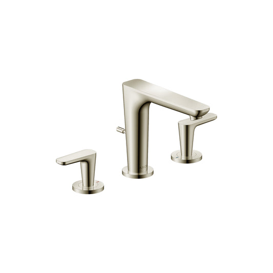 AXOR 49060831 Citterio C Widespread Faucet 125 with Pop-Up Drain, 1.2 GPM - Polished Nickel