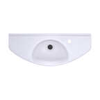 TOTO LT650G#01 Oval Wall-Mount Bathroom Sink With Cefiontect - Cotton White