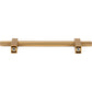 JEFFREY ALEXANDER 698-128SBZ Larkin Knurled Ends 128 mm Center-to-Center Bar Pull - Satin Bronze