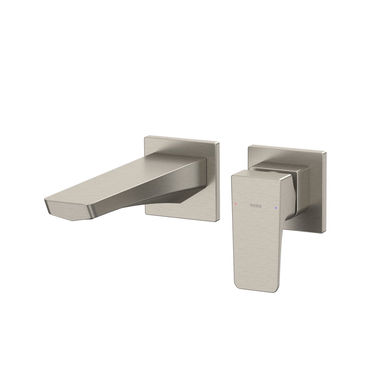 TOTO TLG07307U#BN GE 1.2 GPM Wall-Mount Single-Handle Bathroom Faucet with COMFORT GLIDE Technology , Brushed Nickel