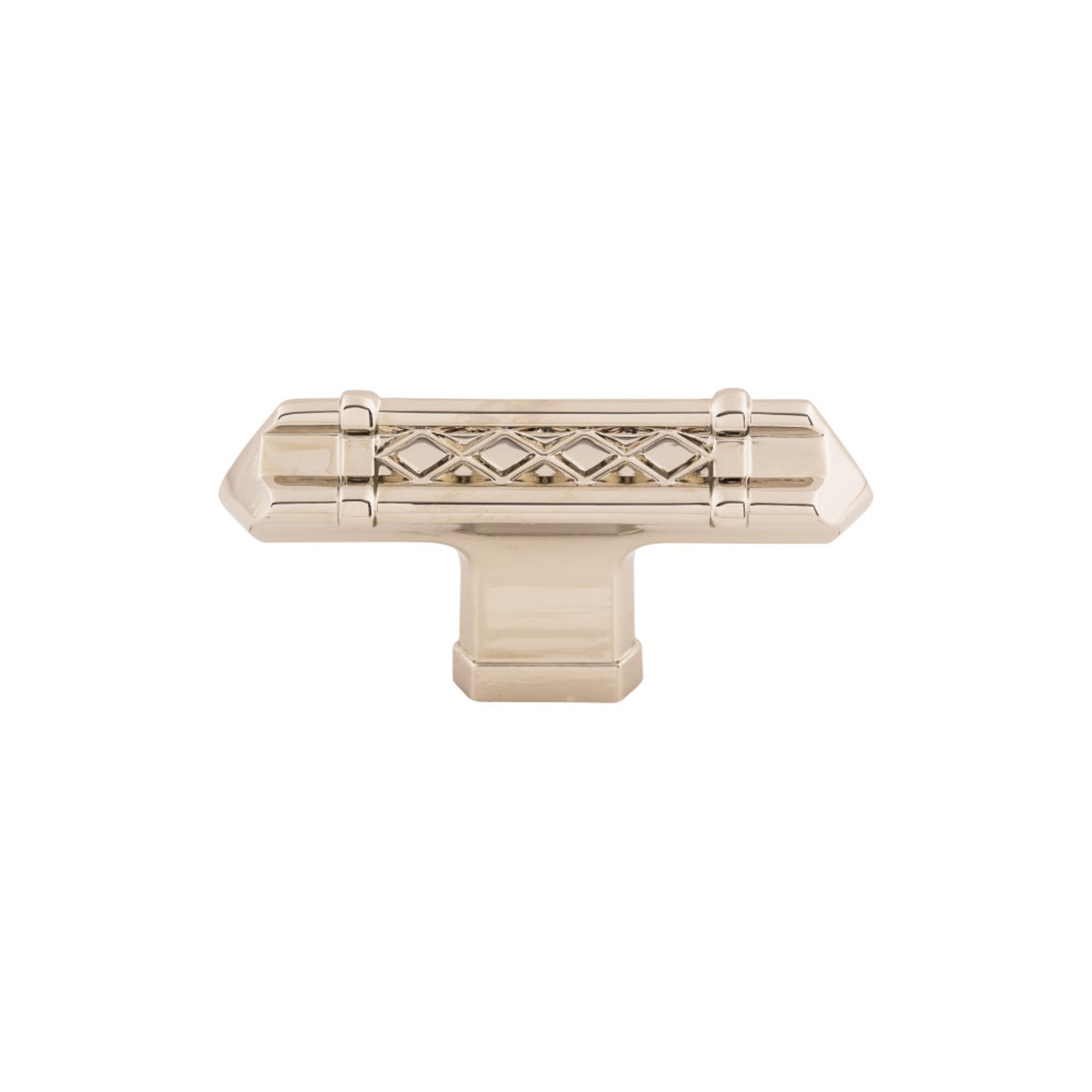 TOP KNOBS TK204PN Tower Bridge 2 5/8" Length Bar Knob - Polished Nickel