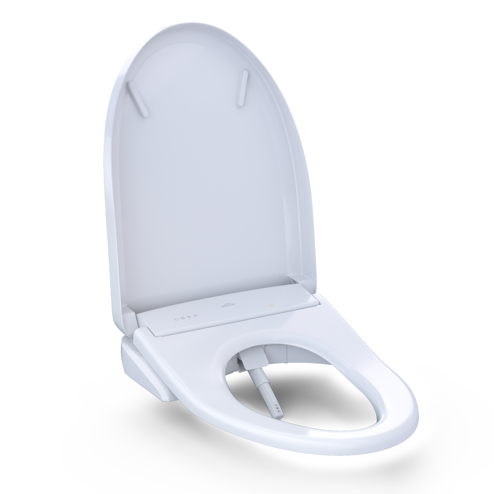 TOTO SW4724AT40#01 Washlet+ S7  Electronic Bidet Toilet Seat With Ewater+ Bowl And Wand Cleaning And Classic Lid - Cotton White