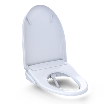 TOTO SW4724AT40#01 Washlet+ S7  Electronic Bidet Toilet Seat With Ewater+ Bowl And Wand Cleaning And Classic Lid - Cotton White