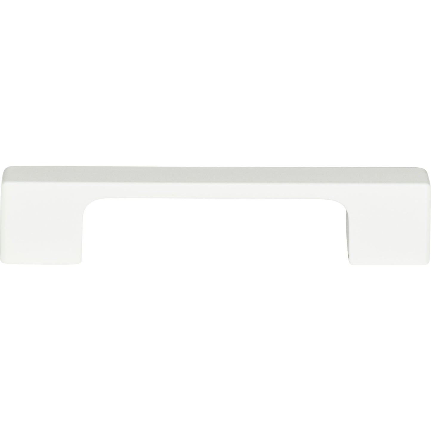 ATLAS A836-WG Thin Square 3 3/4" Center to Center Bar Pull , High White Gloss