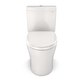 TOTO MS446124CEMFGN#11 Aquia IV Two-Piece Elongated Dual Flush 1.28 and 0.9 GPF Universal Height Toilet with CEFIONTECT , Colonial White